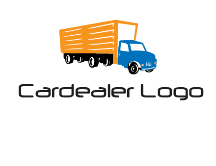 truck transportation logo