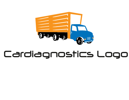 truck transportation logo