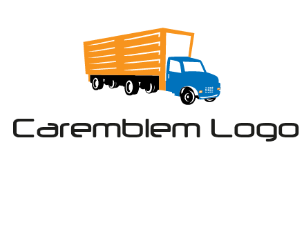 truck transportation logo