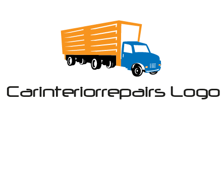 truck transportation logo