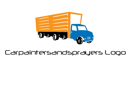 truck transportation logo