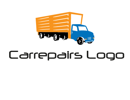 truck transportation logo