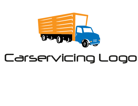 truck transportation logo