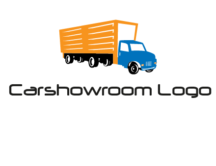 truck transportation logo