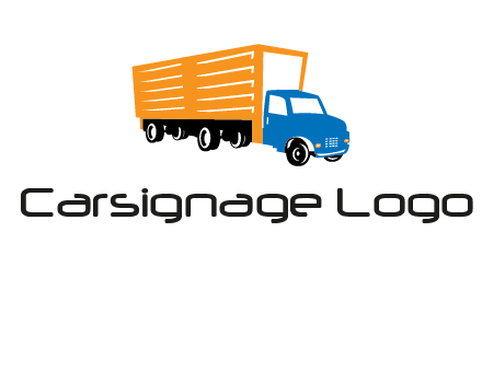 truck transportation logo