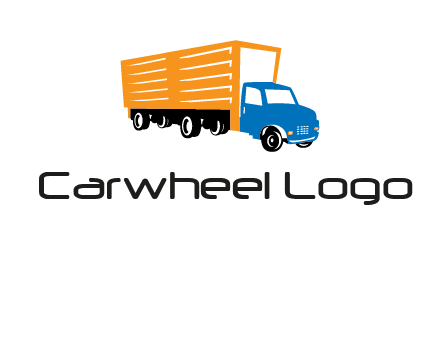 truck transportation logo