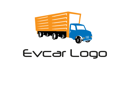 truck transportation logo