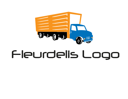 truck transportation logo