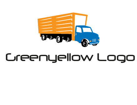 truck transportation logo