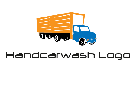 truck transportation logo