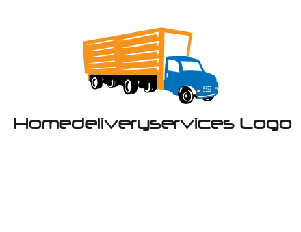 truck transportation logo