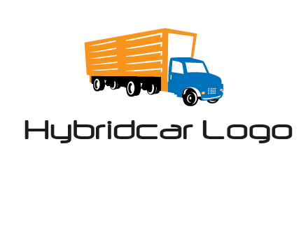 truck transportation logo