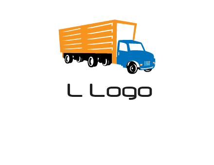 truck transportation logo