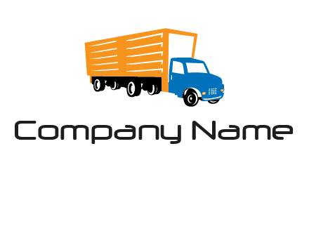 truck transportation logo