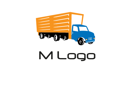 truck transportation logo