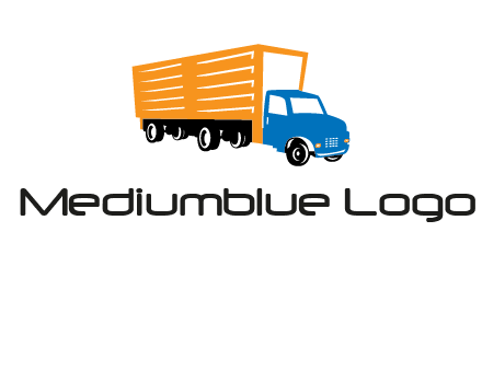 truck transportation logo