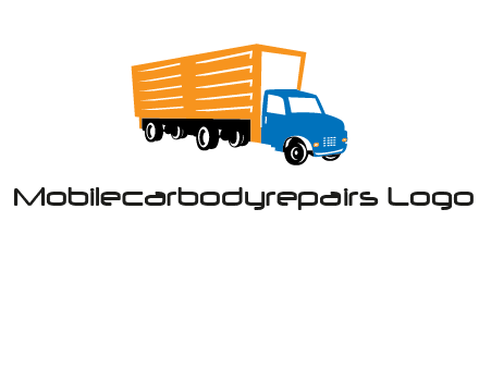 truck transportation logo