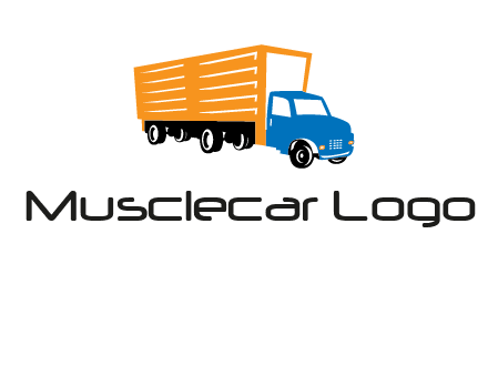 truck transportation logo