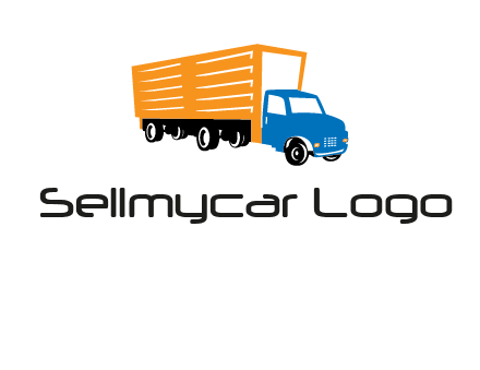 truck transportation logo