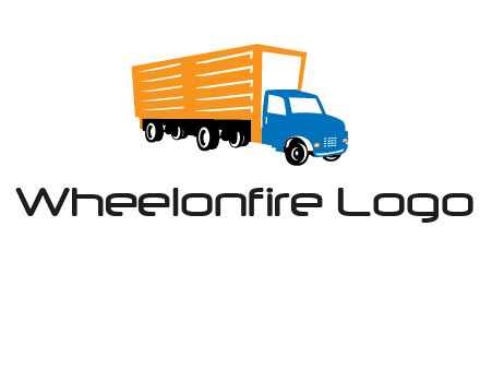 truck transportation logo