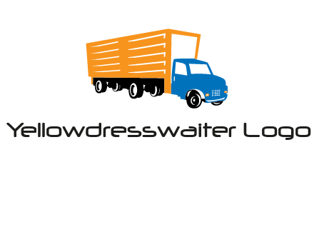 truck transportation logo