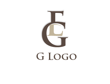 letter G forming letter E