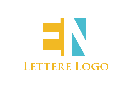 Letters EN are in square logo