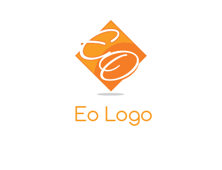 Letters EO are in Diamond logo