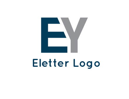 letter E and letter Y together