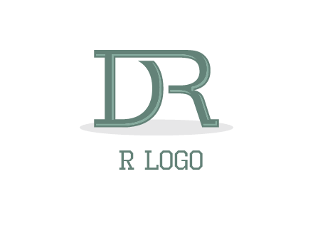 letter R joined with letter D