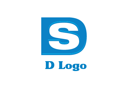 letter S in letter D