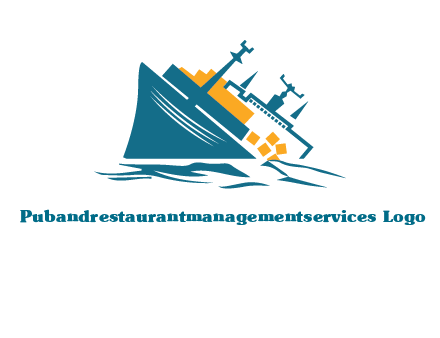 sinking ship with falling consignment insurance logo