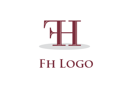 letter F attached to letter H