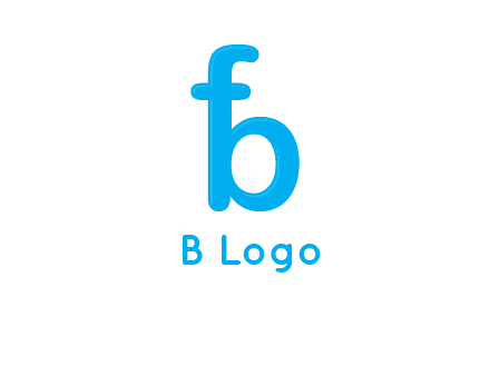 letter F forming letter B