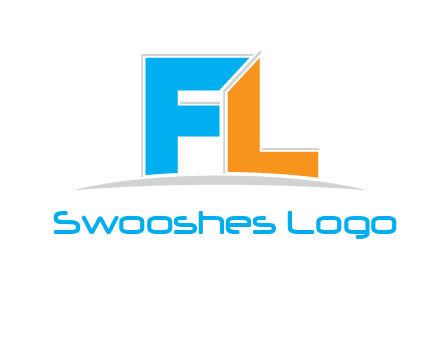 swoosh with letter FL 