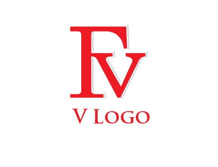 letter V joined with letter F