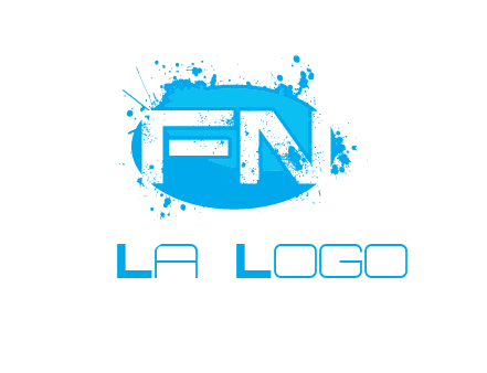 Letters FN are in a oval shape logo