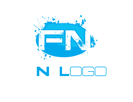 Letters FN are in a oval shape logo