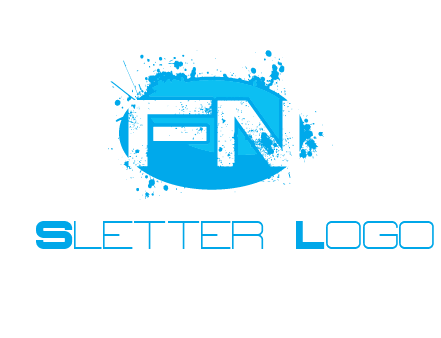 Letters FN are in a oval shape logo