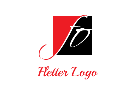 Letters FO are in a square logo