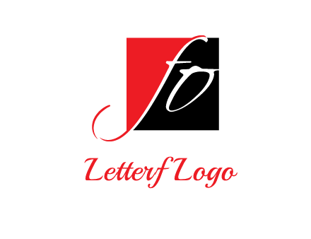 Letters FO are in a square logo