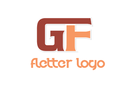 letter G forming letter F