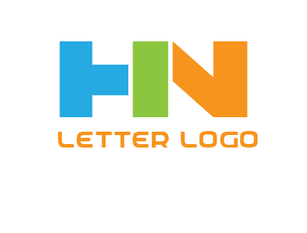 abstract letter HN