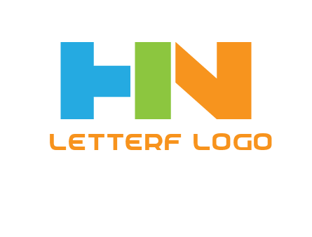 abstract letter HN