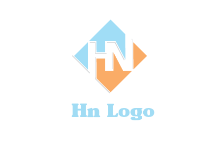 Letters H and N are in diamond logo