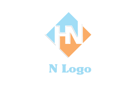 Letters H and N are in diamond logo