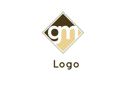 letter gm logo