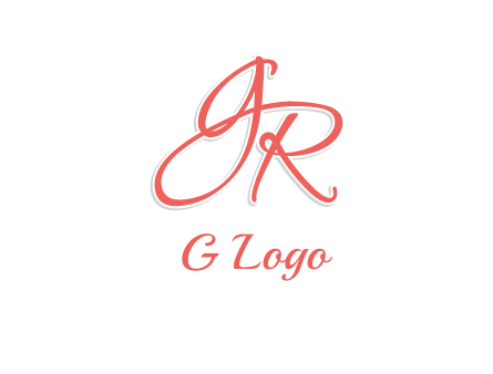 script font letter GR