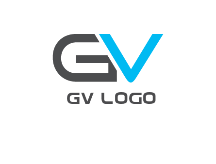 letter V overlapping letter G