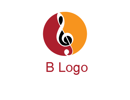 music note in colored circle logo